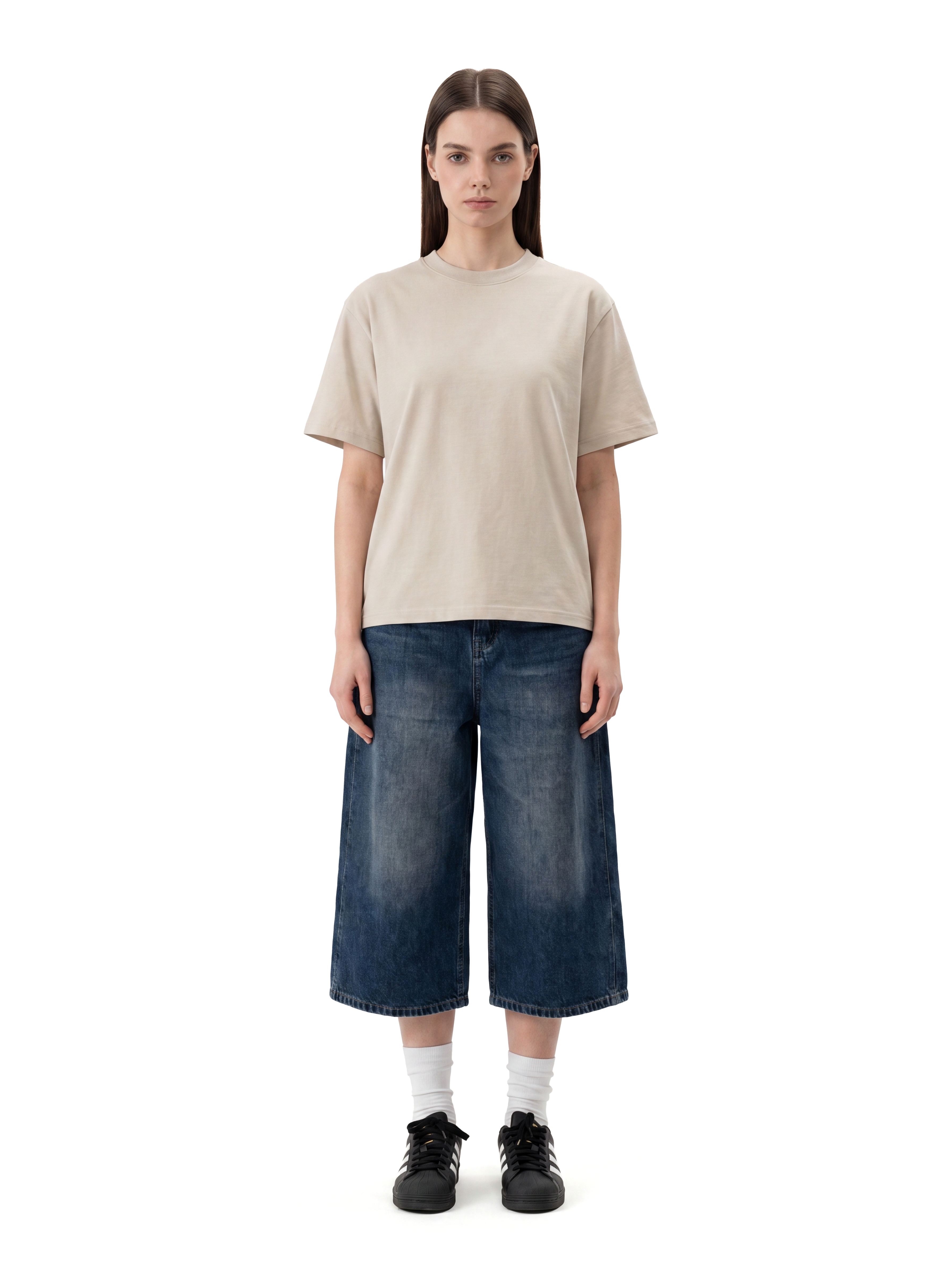 KOOMO COTTON RELAX FIT TEE